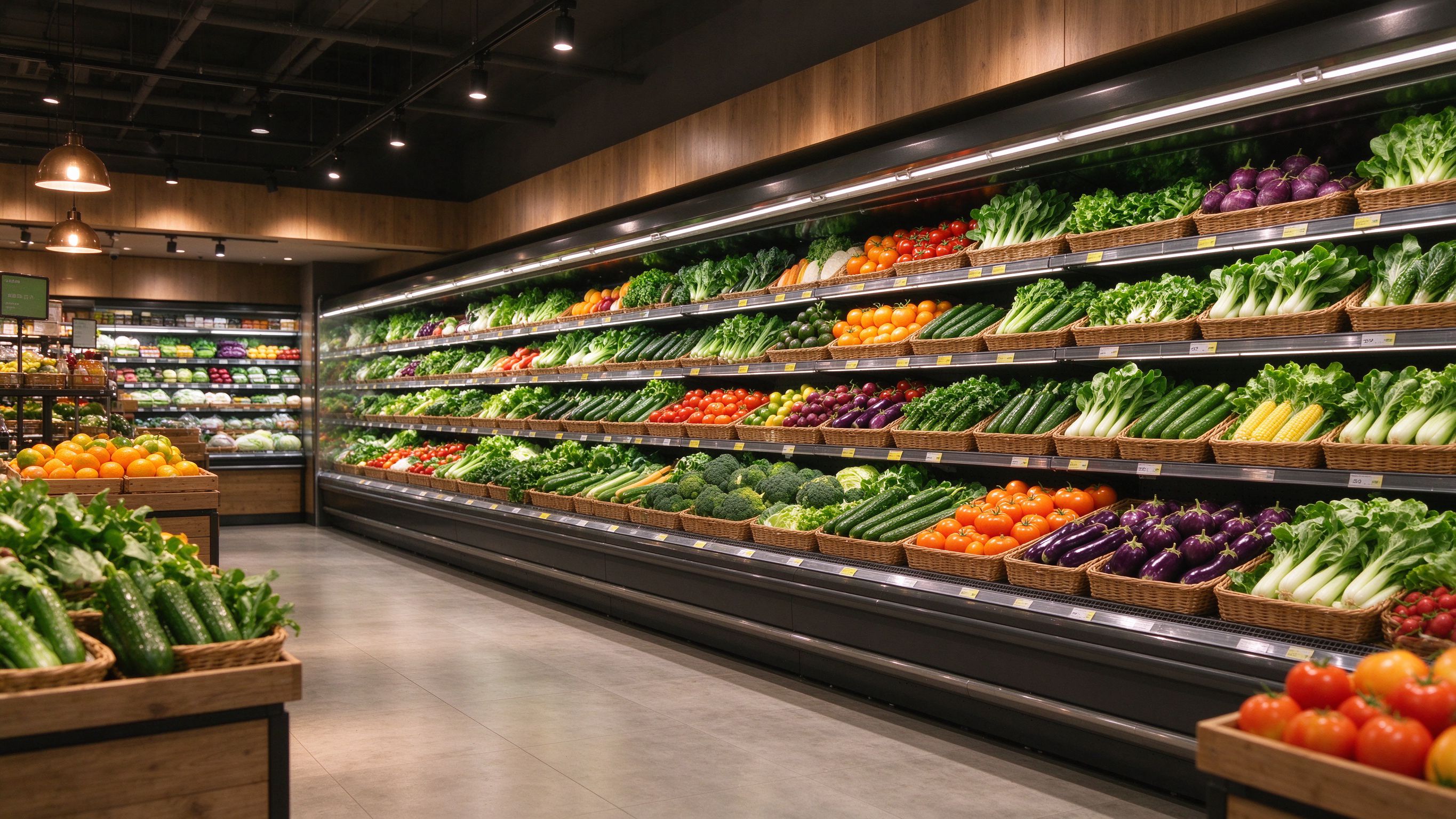 生鲜超市货架